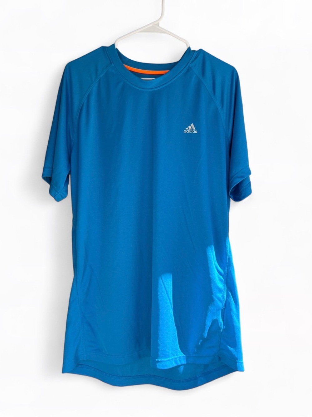 adidas Men’s Blue Athletic Short-Sleeve Tee